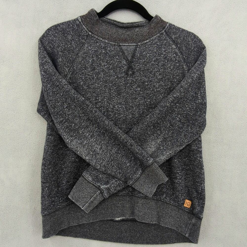 TenTree Sweater Womens XS Heathered Gray Sustainable Minimalist Loungewear